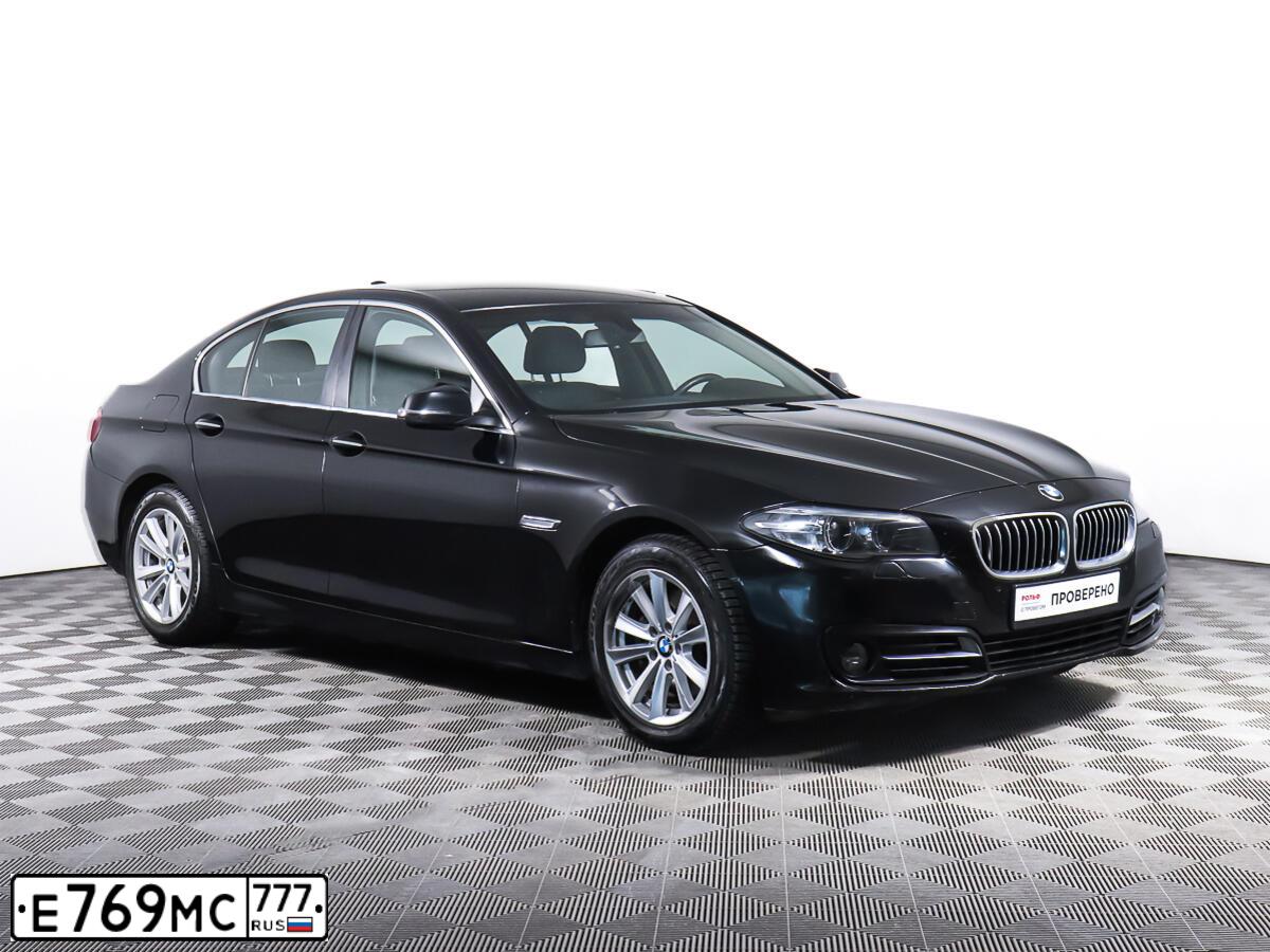 Фото автомобиля BMW 520I, 2014 — госномер Н366ТМ69. Цвет: ЧЕРНЫЙ