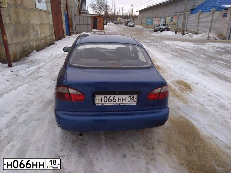 Фото автомобиля ZAZ SENS, 2008 — госномер Е417РА134. Цвет: СИНИЙ