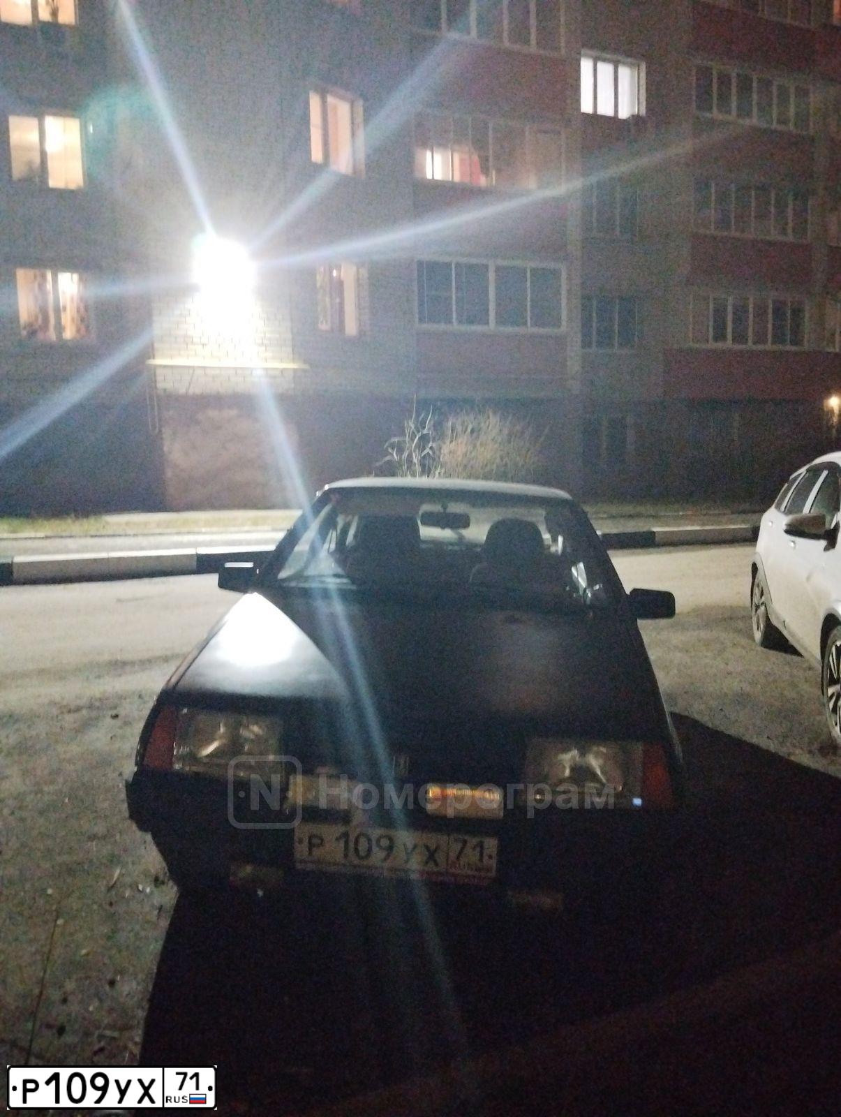 Фото автомобиля LADA 2109 SAMARA, 2003 — госномер Р109УХ71. Цвет: ЗЕЛЕНЫЙ ТЕМНЫЙ