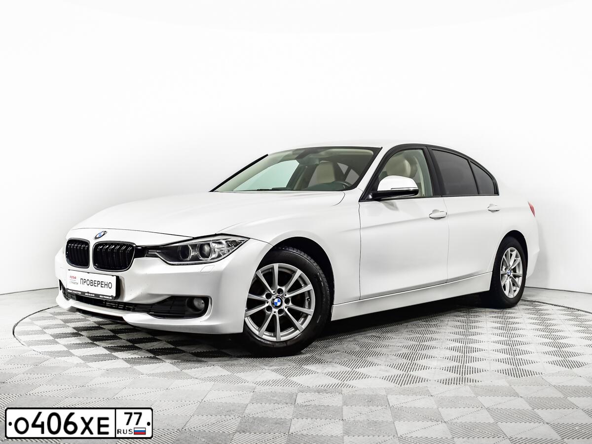 Фото автомобиля BMW SERIE 3, 2013 — госномер А036КХ142. Цвет: Белый