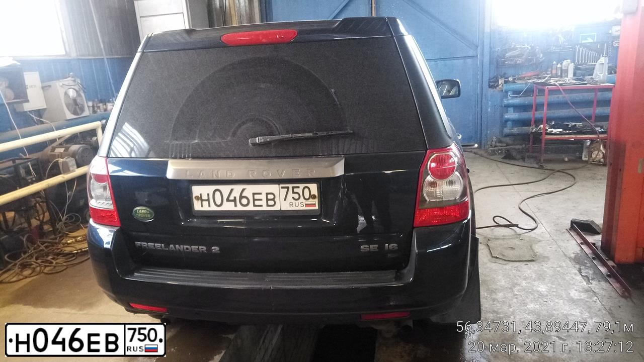 Фото автомобиля LANDROVER FREELANDER, 2008 — госномер Т052АМ152. Цвет: СИНИЙ ТЕМНЫЙ