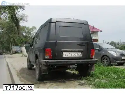 Фото автомобиля LADA 2121 NIVA, 2007 — госномер К131ЕР164. Цвет: ЧЕРНЫЙ