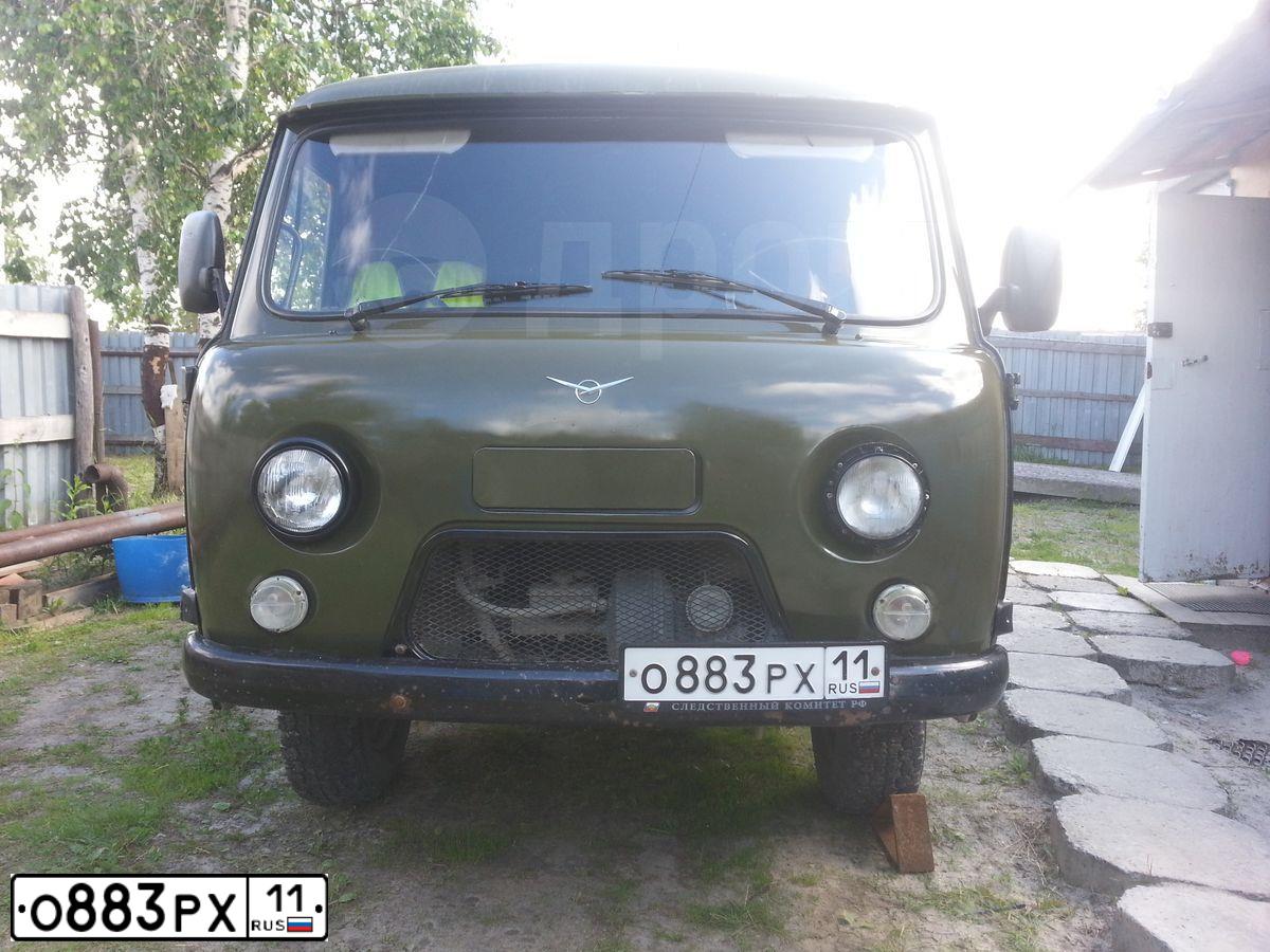 Фото автомобиля UAZ 3909, 2013 — госномер О883РХ11. Цвет: ЗАЩИТНЫЙ