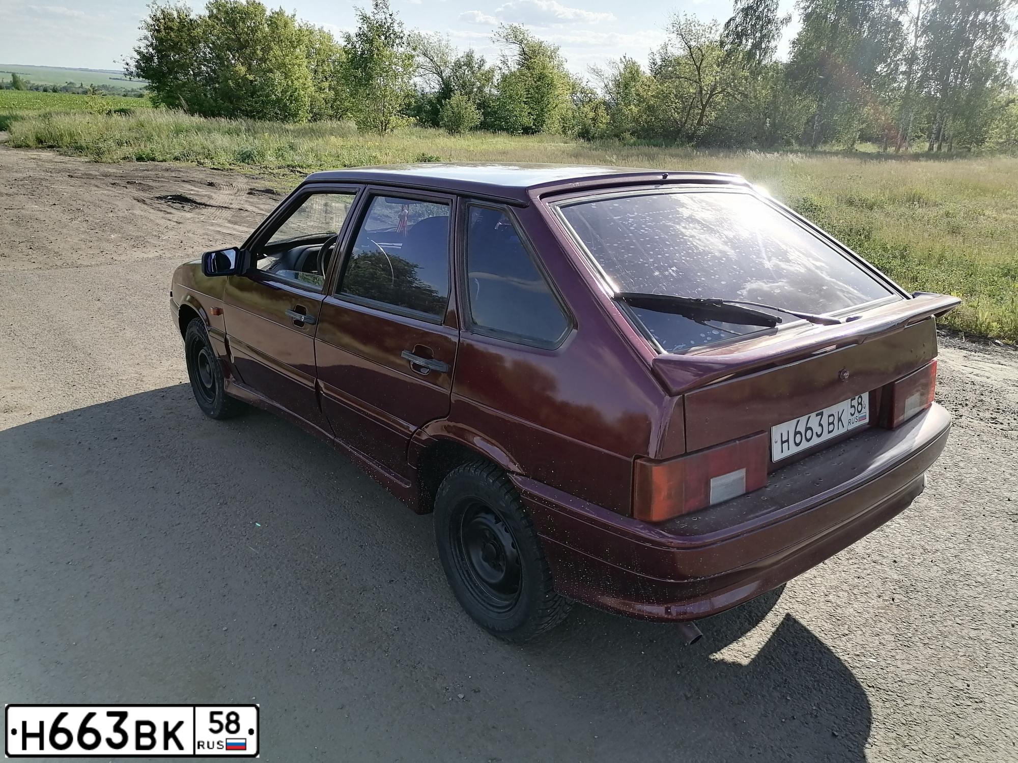 Фото автомобиля LADA 2114, 2005 — госномер С240МТ18. Цвет: СЕРЫЙ
