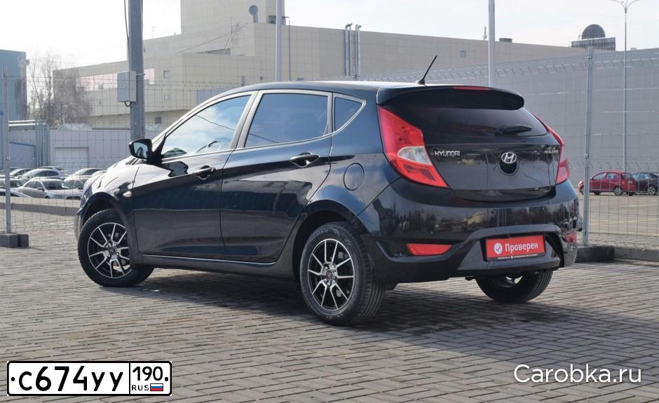 Фото автомобиля HYUNDAI SOLARIS, 2013 — госномер А991АВ761. Цвет: ЧЕРНЫЙ