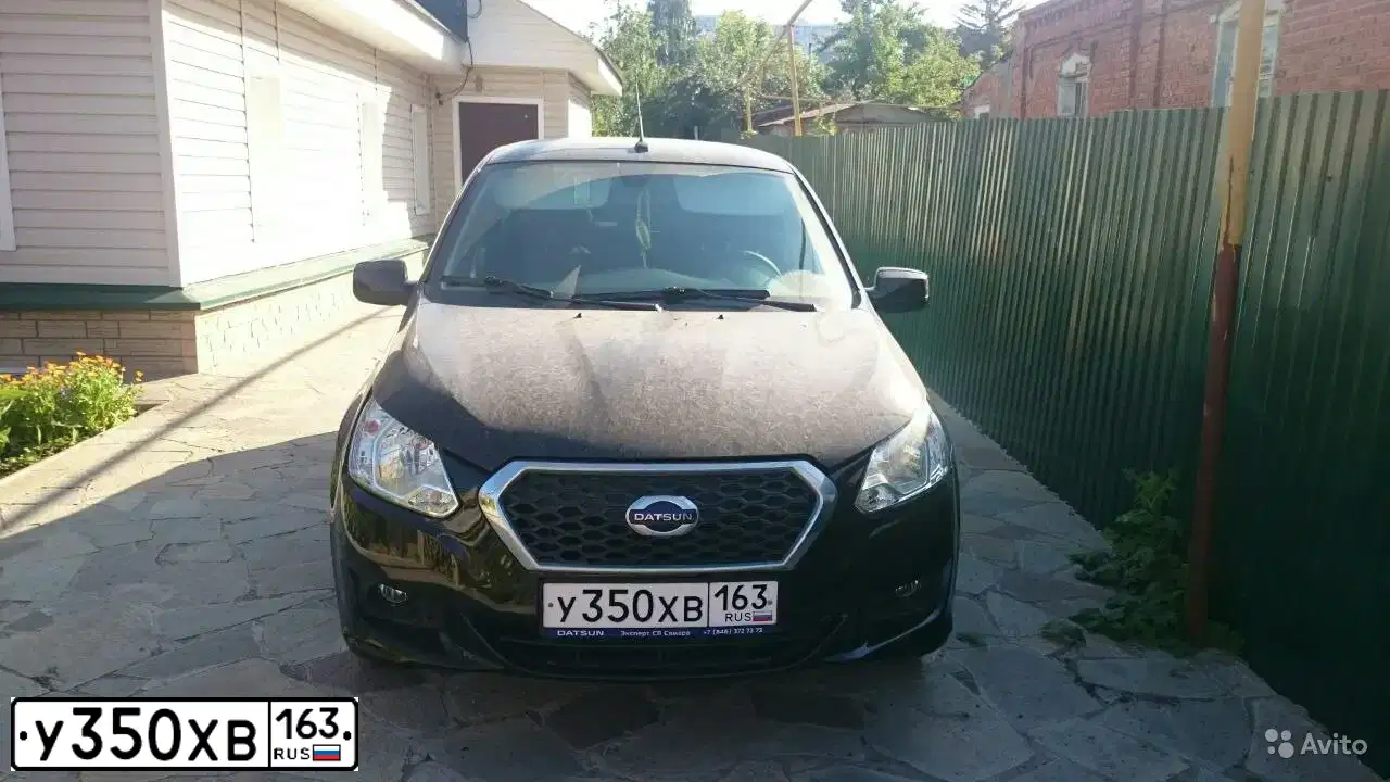 Фото автомобиля DATSUN ON-DO, 2015 — госномер Р971НО761. Цвет: ЖЁЛТЫЙ