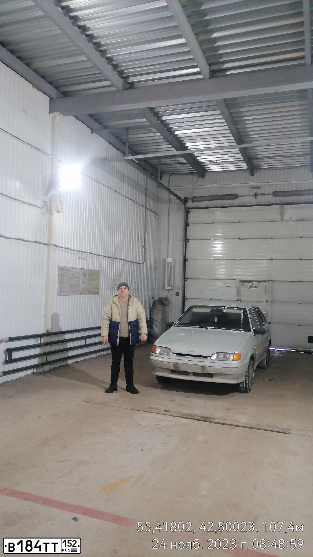 Фото автомобиля LADA 2114, 2006 — госномер А104ХВ33. Цвет: СВЕТЛО-СЕРЫЙ