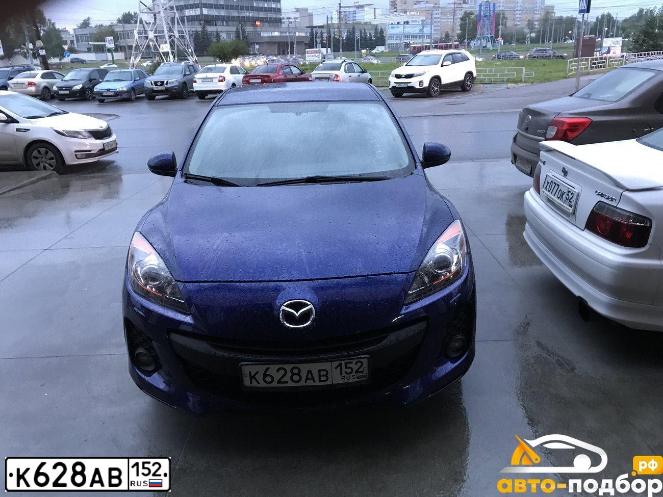 Фото автомобиля MAZDA 3, 2011 — госномер С580ЕЕ152. Цвет: синий