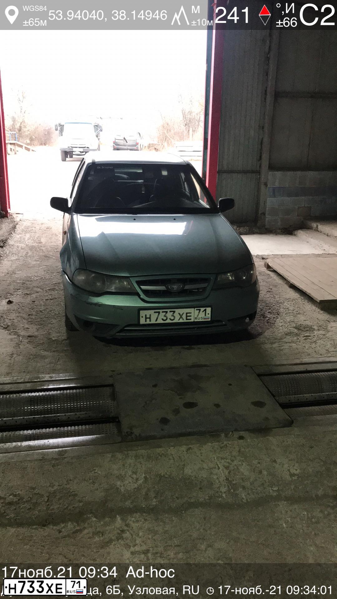 Фото автомобиля DAEWOO NEXIA, 2008 — госномер Н733ХЕ71. Цвет: ЗЕЛЕНАЯ ГЛАЗУРЬ