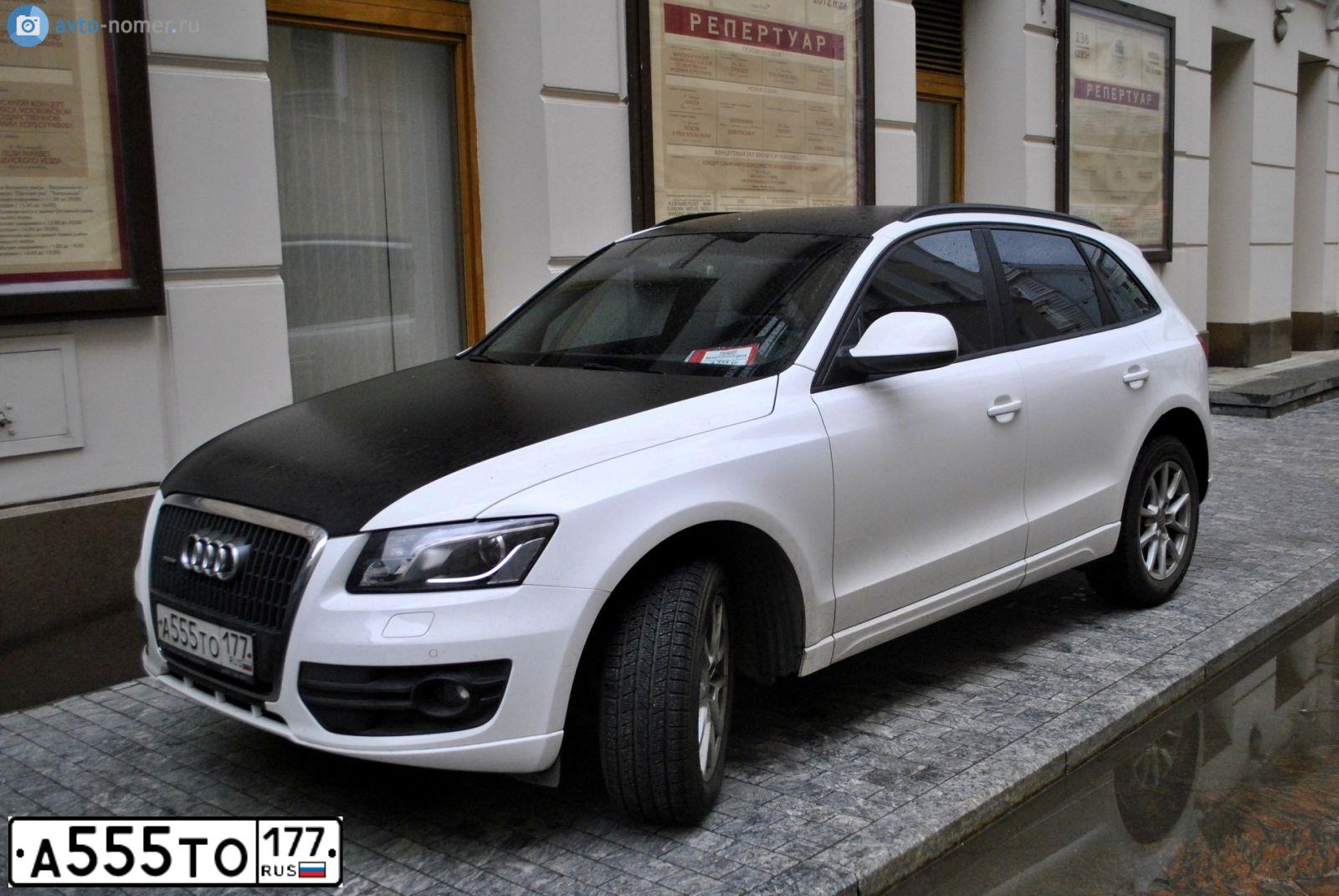 Фото автомобиля AUDI Q5, 2010 — госномер У072СК69. Цвет: Белый