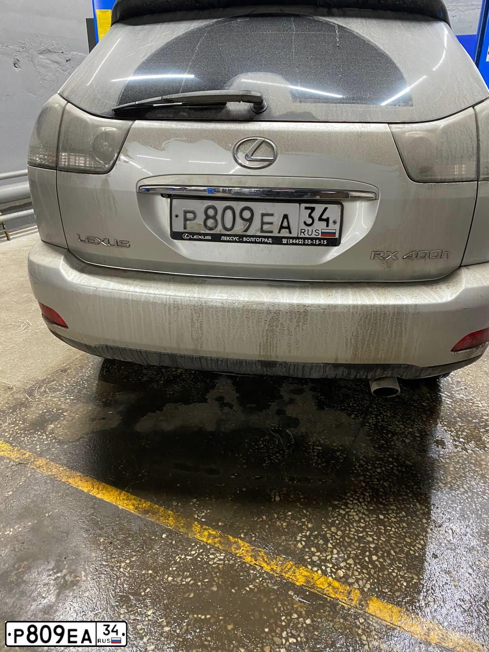 Фото автомобиля LEXUS RX, 2006 — госномер М134МО134. Цвет: Серебристый