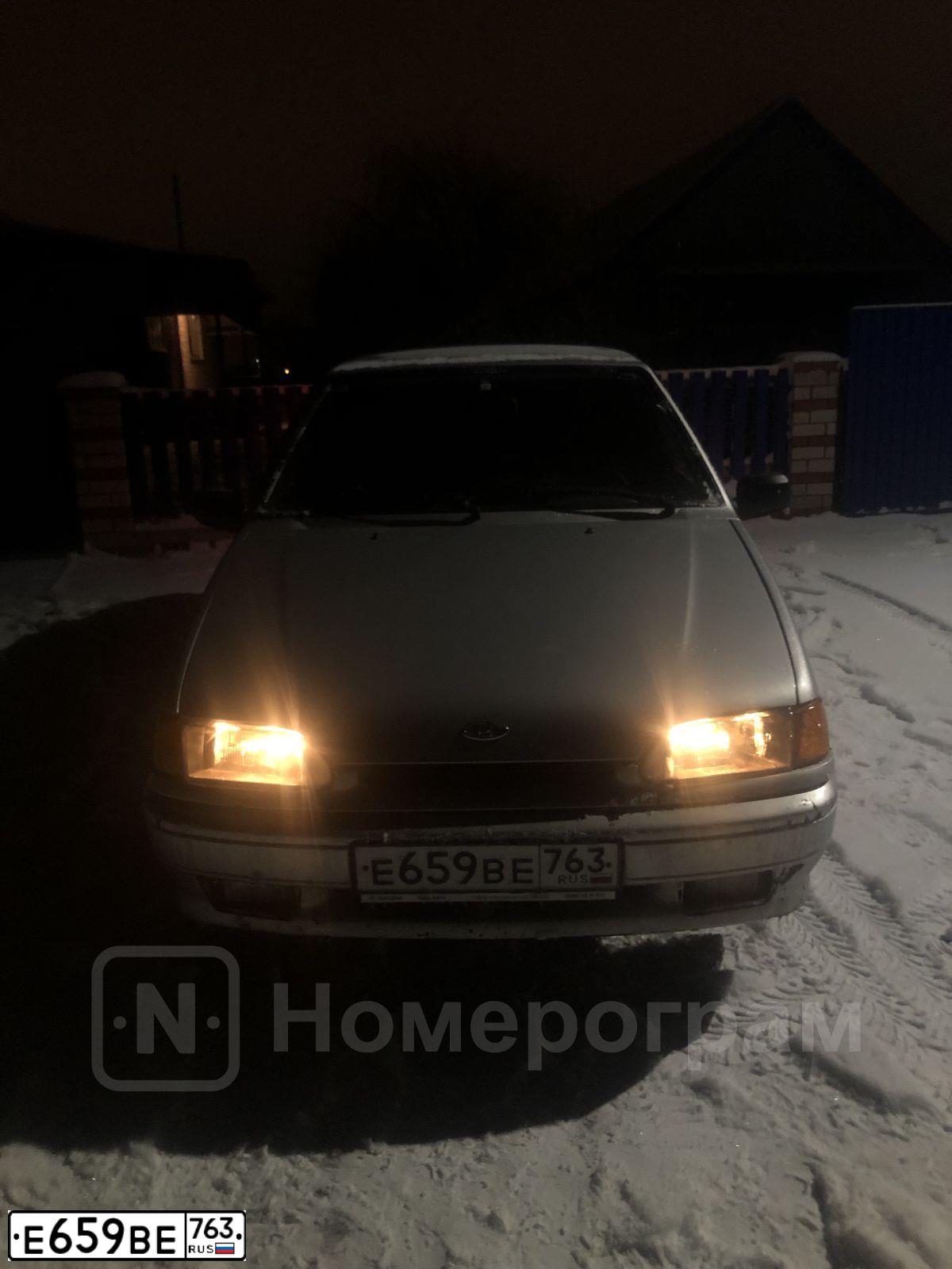 Фото автомобиля LADA 2114 SAMARA, 2008 — госномер Е659ВЕ763. Цвет: СВЕТЛО СЕРЕБ.МЕТАЛ