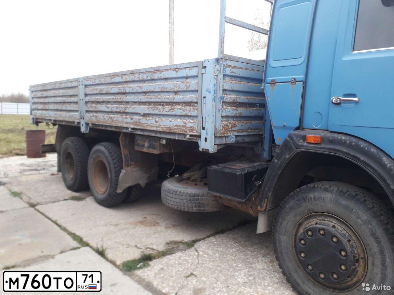 Фото автомобиля KAMAZ 53215 /6X4/, 2007 — госномер М760ТО71. Цвет: МЕДЕО