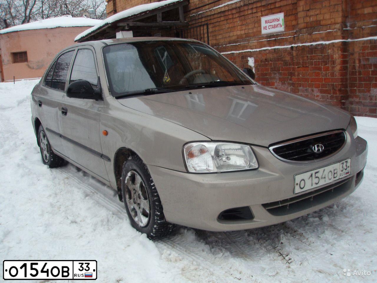 Фото автомобиля TAGAZ ACCENT, 2008 — госномер О154ОВ33. Цвет: СВЕТЛО-БЕЖЕВЫЙ