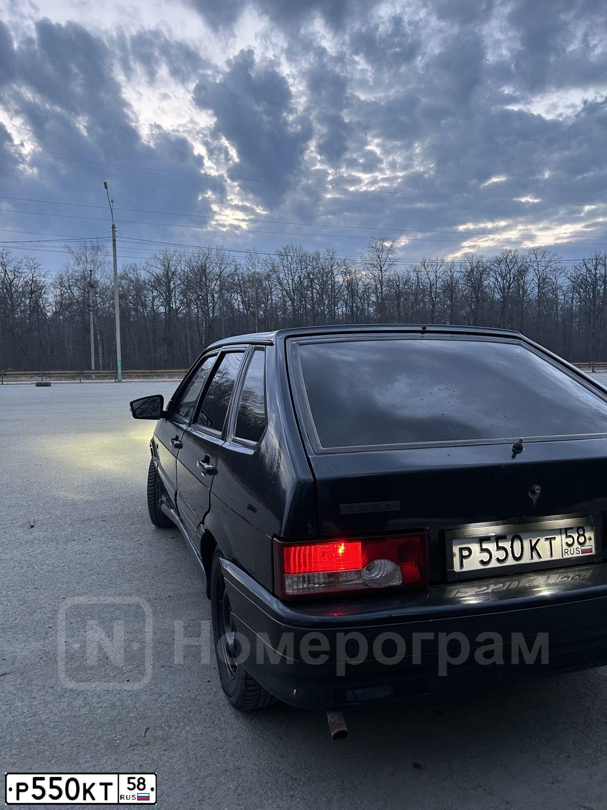 Фото автомобиля LADA 2114 SAMARA, 2008 — госномер Р550КТ58. Цвет: ГРАФИТОВЫЙ МЕТАЛЛИК