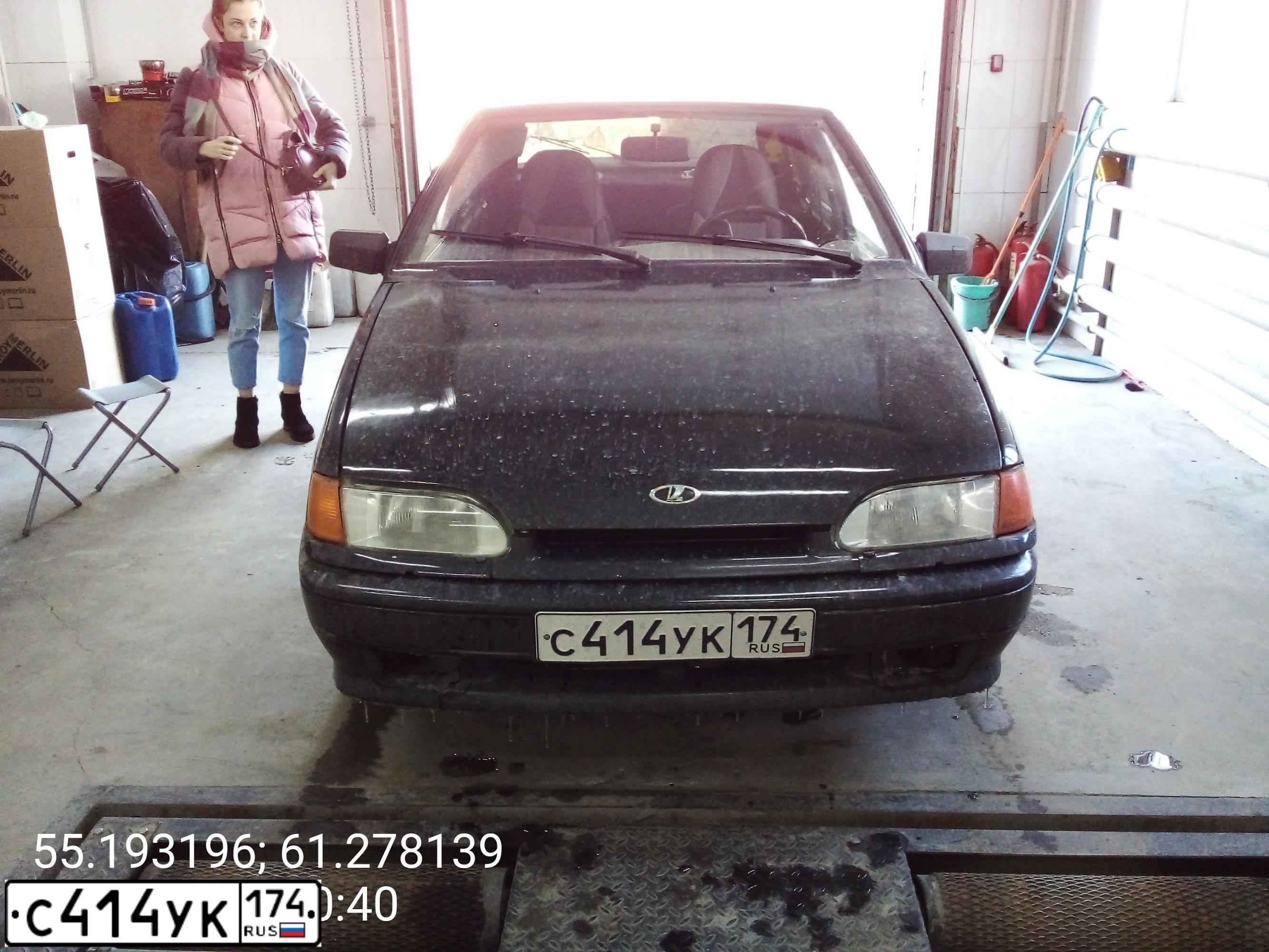 Фото автомобиля LADA 2114 SAMARA, 2008 — госномер Н141МС03. Цвет: Темно-зеленый