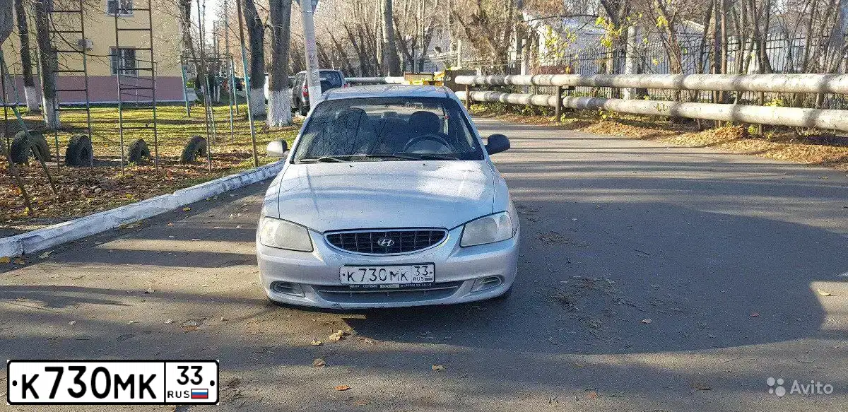 Фото автомобиля HYUNDAI ACCENT, 2005 — госномер С451ЕС761