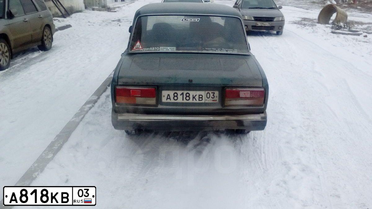 Фото автомобиля LADA 2107 LADA, 2010 — госномер А818КВ03. Цвет: СЕРО-СИНЕ-ЗЕЛЕНЫЙ