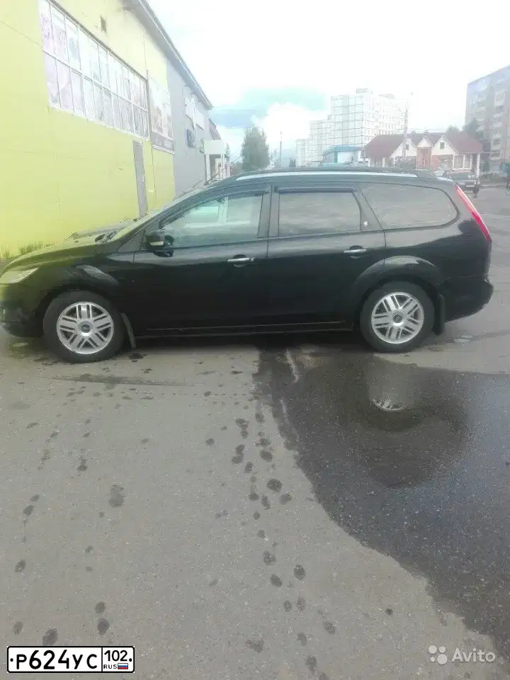 Фото автомобиля FORD FOCUS, 2008 — госномер У539ОК199. Цвет: ЧЕРНЫЙ