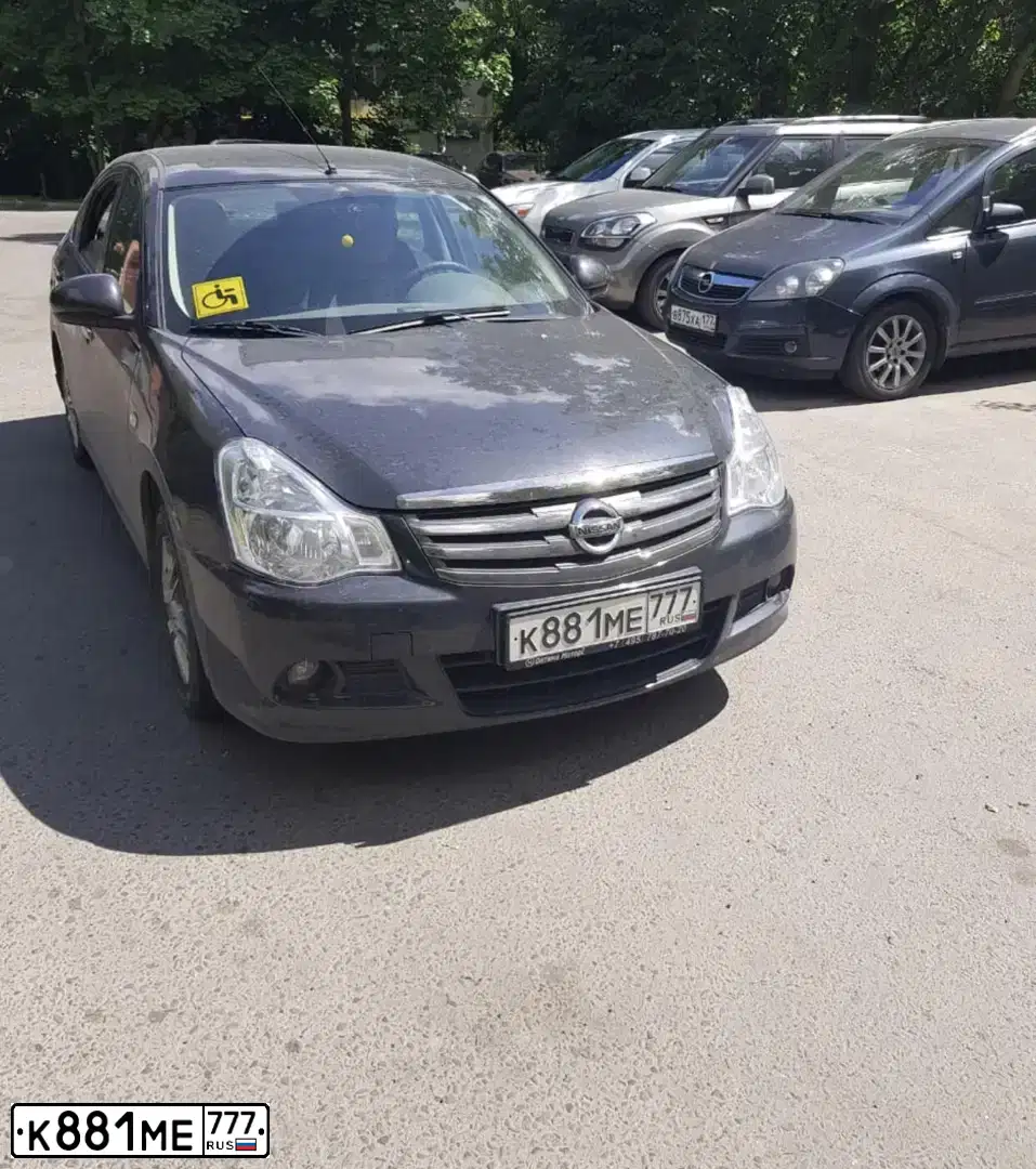 Фото автомобиля NISSAN ALMERA /AVTOVAZ/, 2014 — госномер Е538ХР21. Цвет: ЧЕРНЫЙ