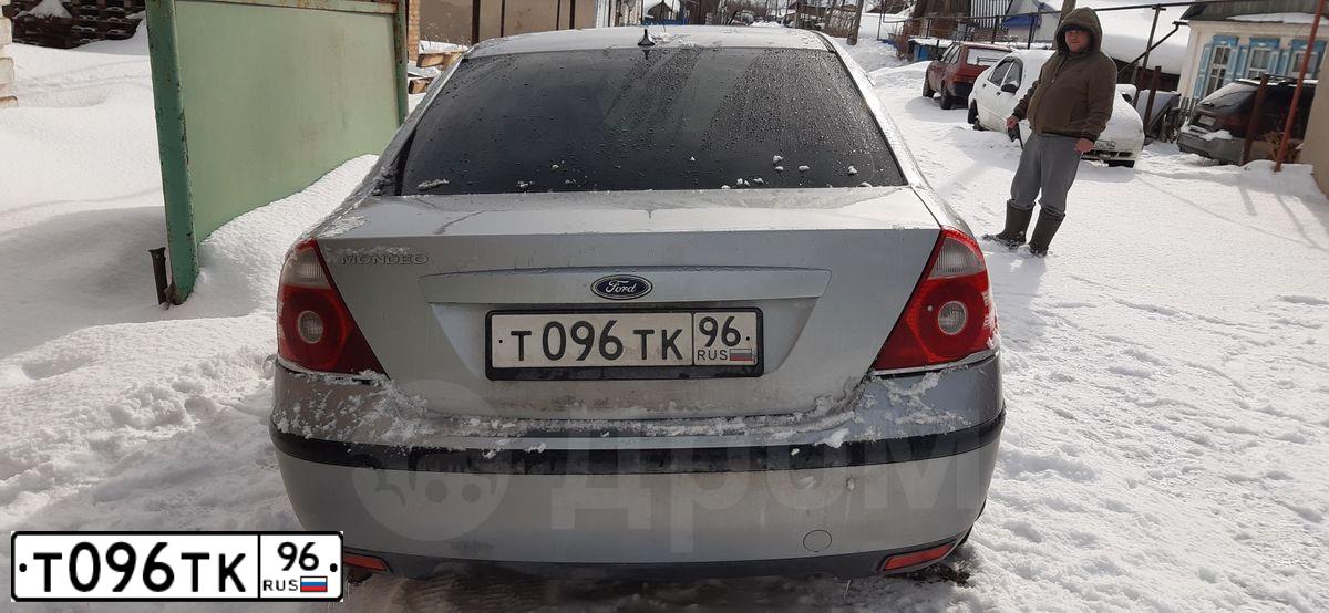 Фото автомобиля FORD MONDEO, 2005 — госномер Т096ТК96. Цвет: СЕРЫЙ
