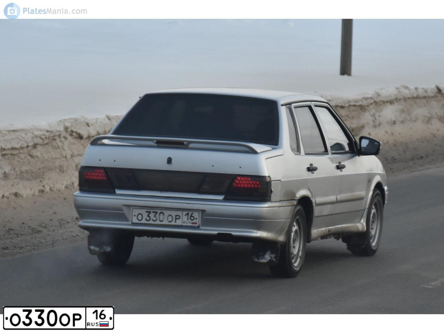 Фото автомобиля LADA 2115 SAMARA, 2001 — госномер О330ОР16. Цвет: СВЕТЛО-СЕРЕБРИСТЫЙ МЕТАЛЛ