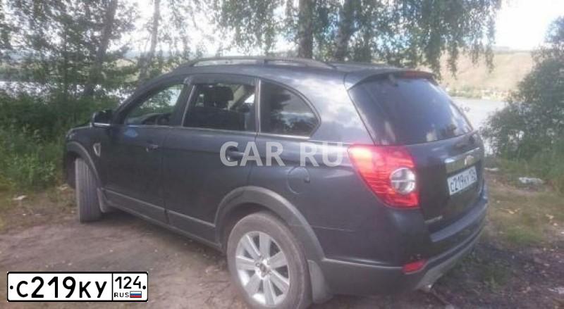 Фото автомобиля CHEVROLET T CAPTIVA, 2007 — госномер С219КУ124. Цвет: Серый