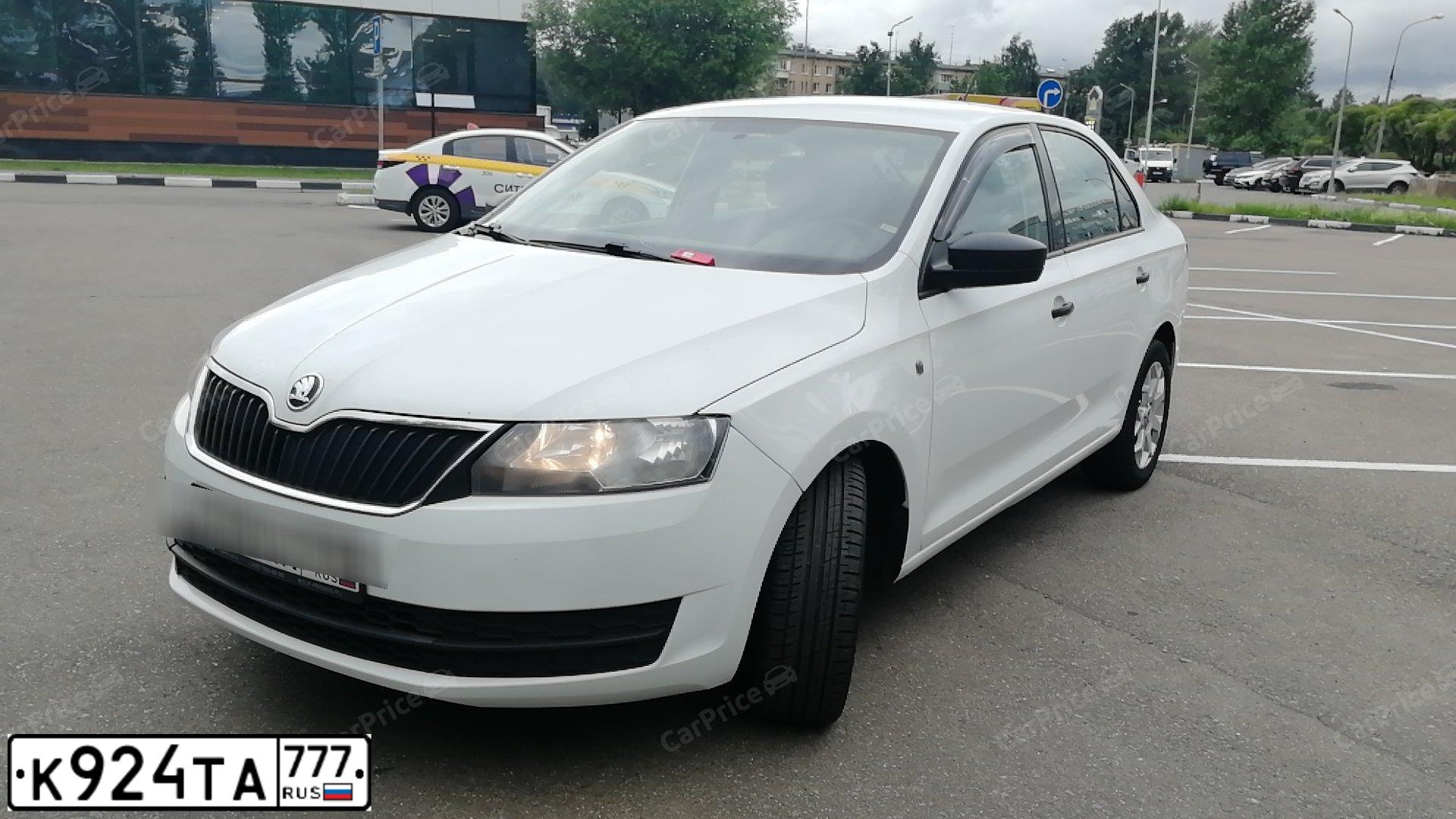 Фото автомобиля SKODA RAPID, 2016 — госномер Т237КМ790
