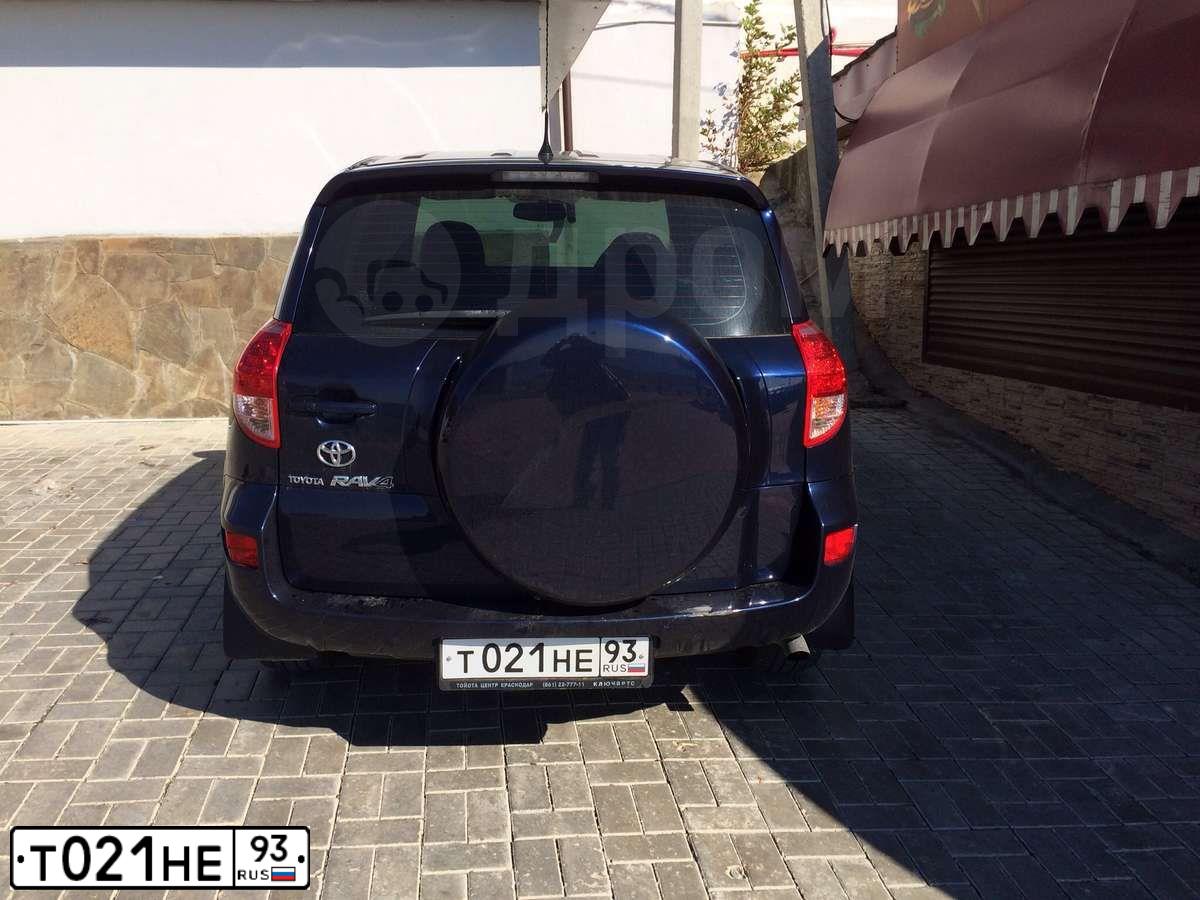 Фото автомобиля TOYOTA RAV4, 2007 — госномер Т021НЕ93. Цвет: ТЕМНО-СИНИЙ