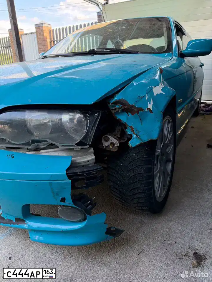 Фото автомобиля BMW SERIE 3, 2001 — госномер К148КА763. Цвет: БИРЮЗОВЫЙ