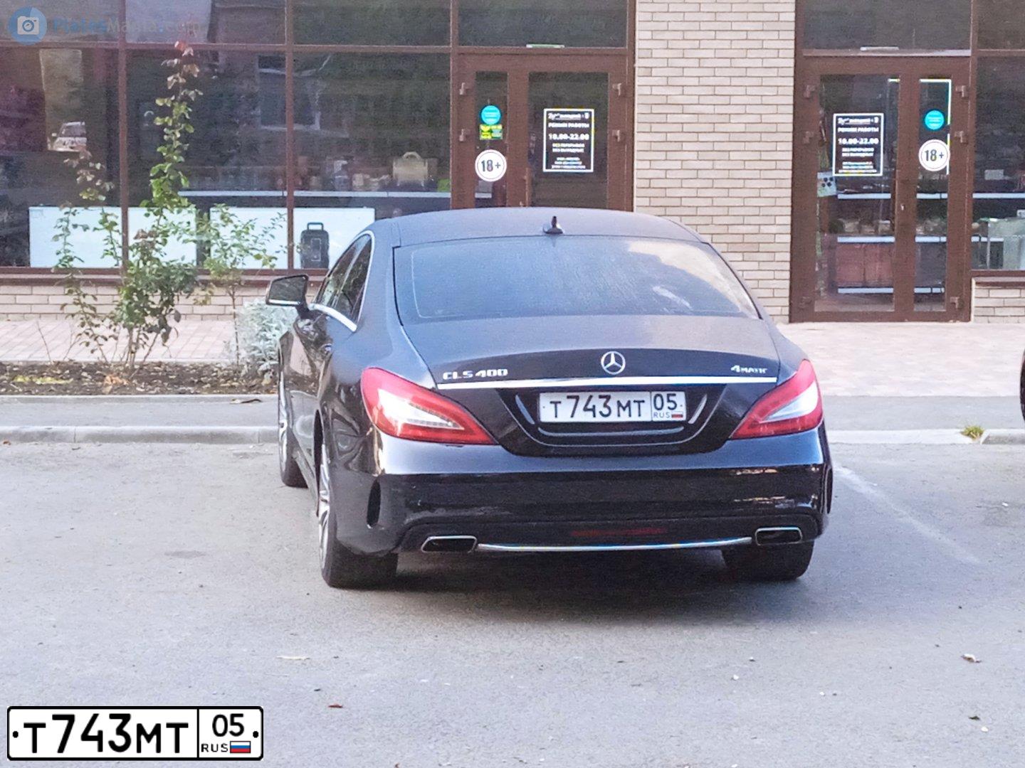 Фото автомобиля MERCEDES CLS-KLASSE, 2015 — госномер С899МН05. Цвет: ЧЕРНЫЙ