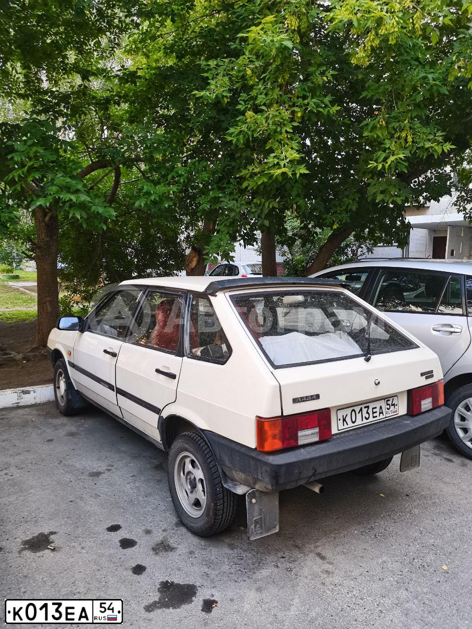 Фото автомобиля LADA 2109 SAMARA, 1991 — госномер К013ЕА54. Цвет: САФАРИ