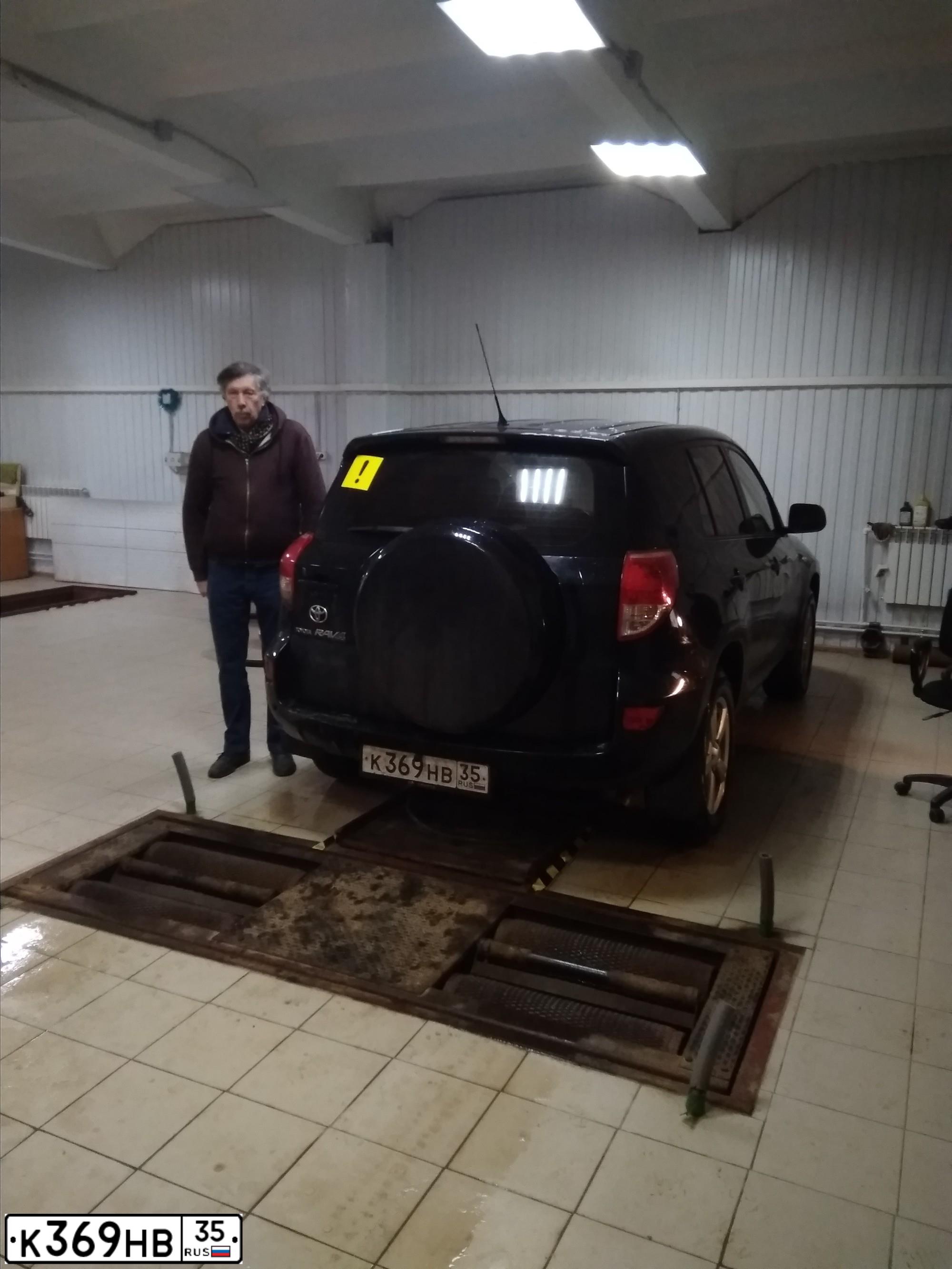 Фото автомобиля TOYOTA RAV4, 2008 — госномер К369НВ35. Цвет: ЧЕРНЫЙ