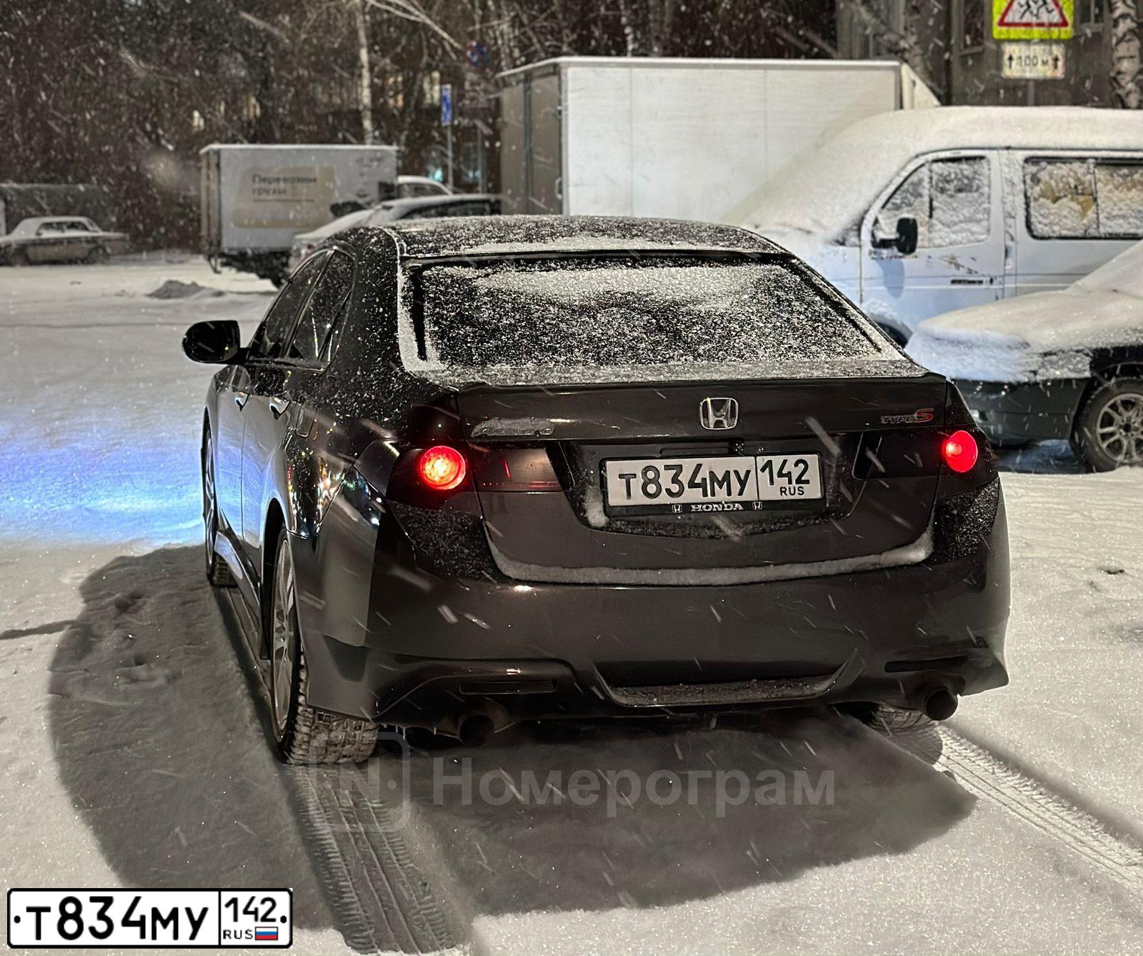 Фото автомобиля HONDA ACCORD, 2008 — госномер Н235НР799. Цвет: ТЕМНО-СЕРЫЙ