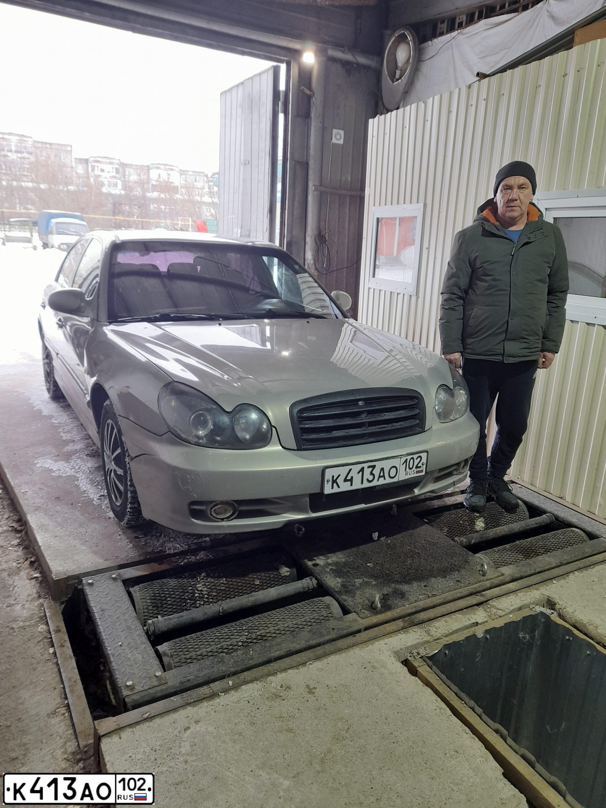 Фото автомобиля TAGAZ SONATA, 2008 — госномер К413АО102. Цвет: СВЕТЛО-БЕЖЕВЫЙ