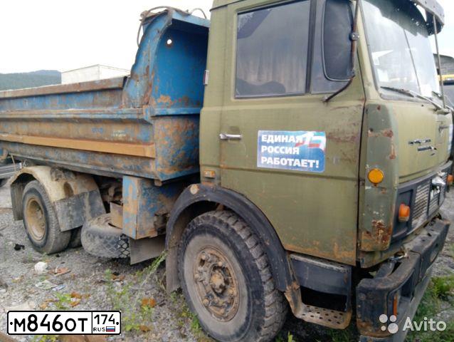 Фото автомобиля МАЗ 5551, 1990 — госномер М846ОТ174. Цвет: ЗЕЛЕНЫЙ