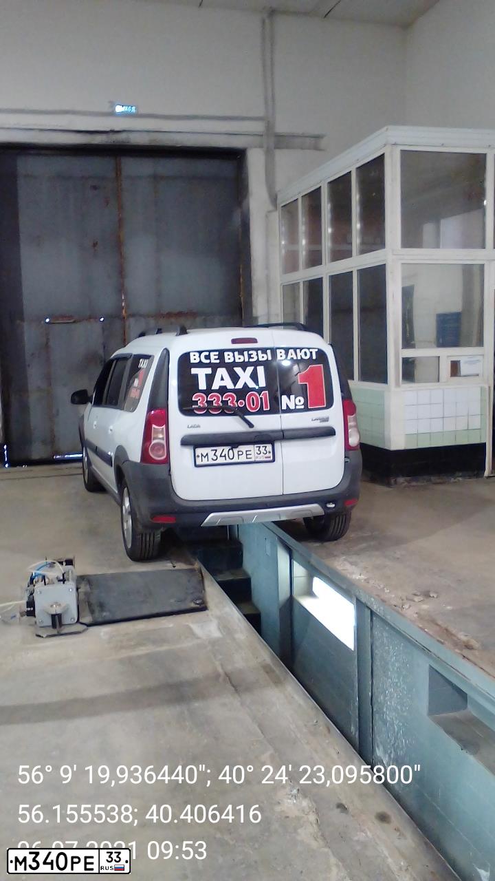 Фото автомобиля LADA LARGUS, 2017 — госномер М340РЕ33. Цвет: БЕЛЫЙ