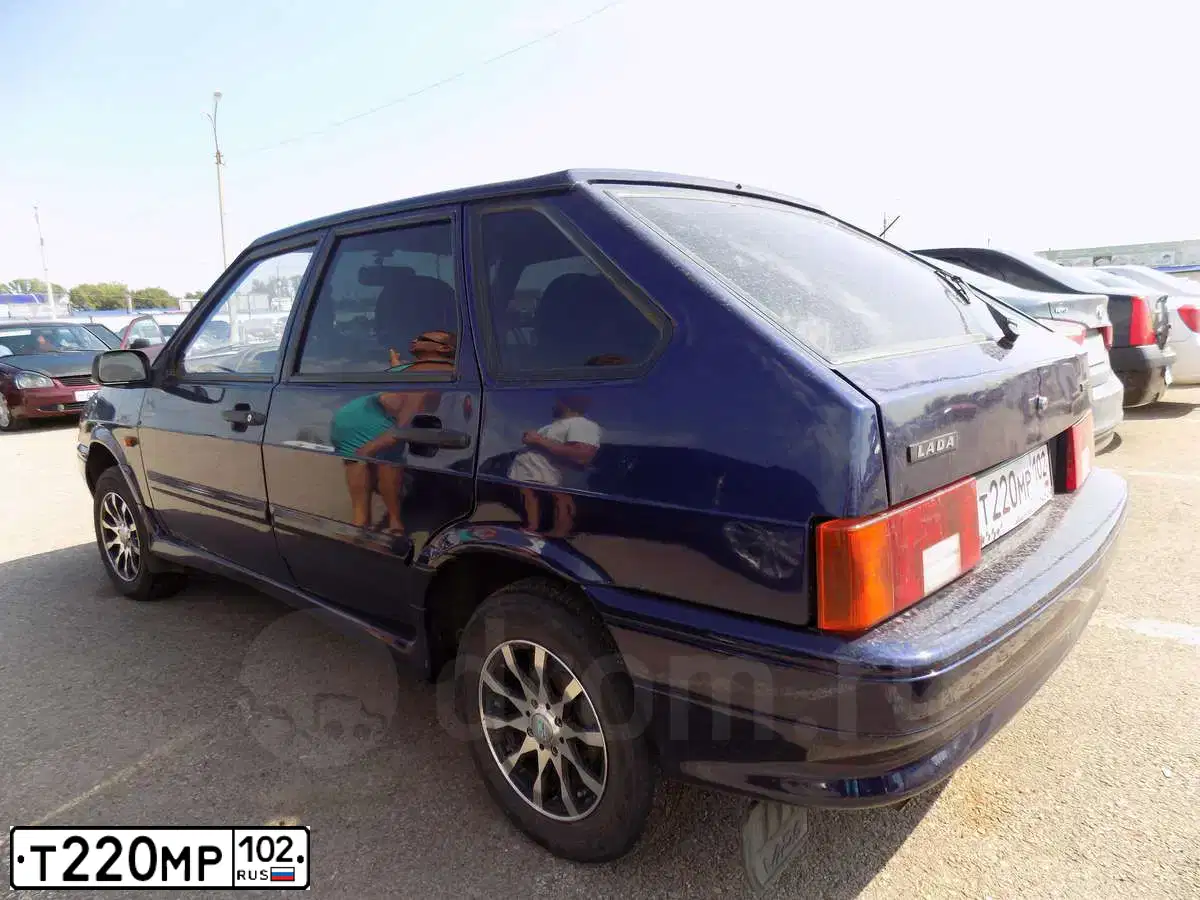 Фото автомобиля LADA 2114 SAMARA, 2011 — госномер Т220МР102. Цвет: синий