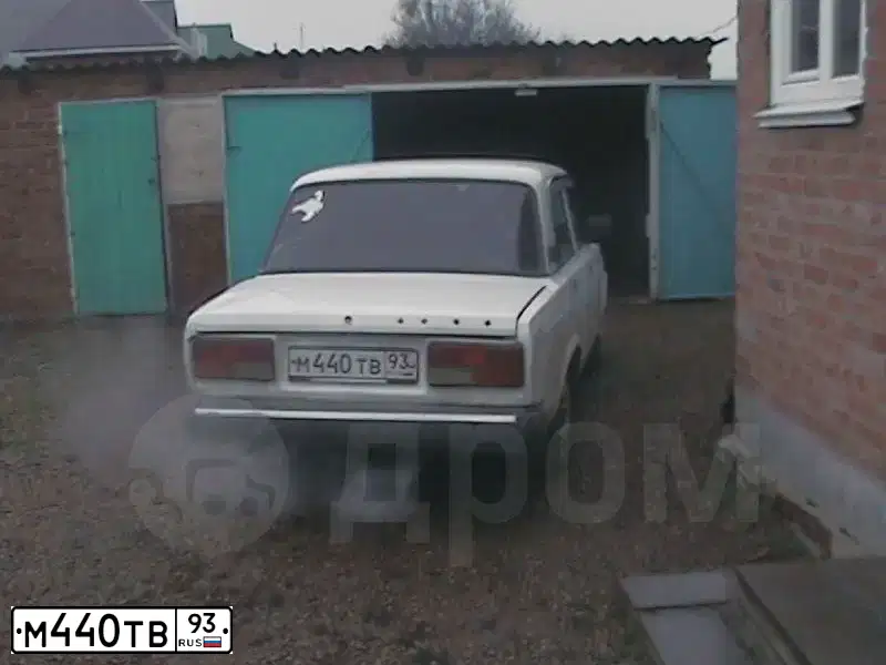 Фото автомобиля LADA 2107, 2004 — госномер М440ТВ93. Цвет: ЯРКО-БЕЛЫЙ