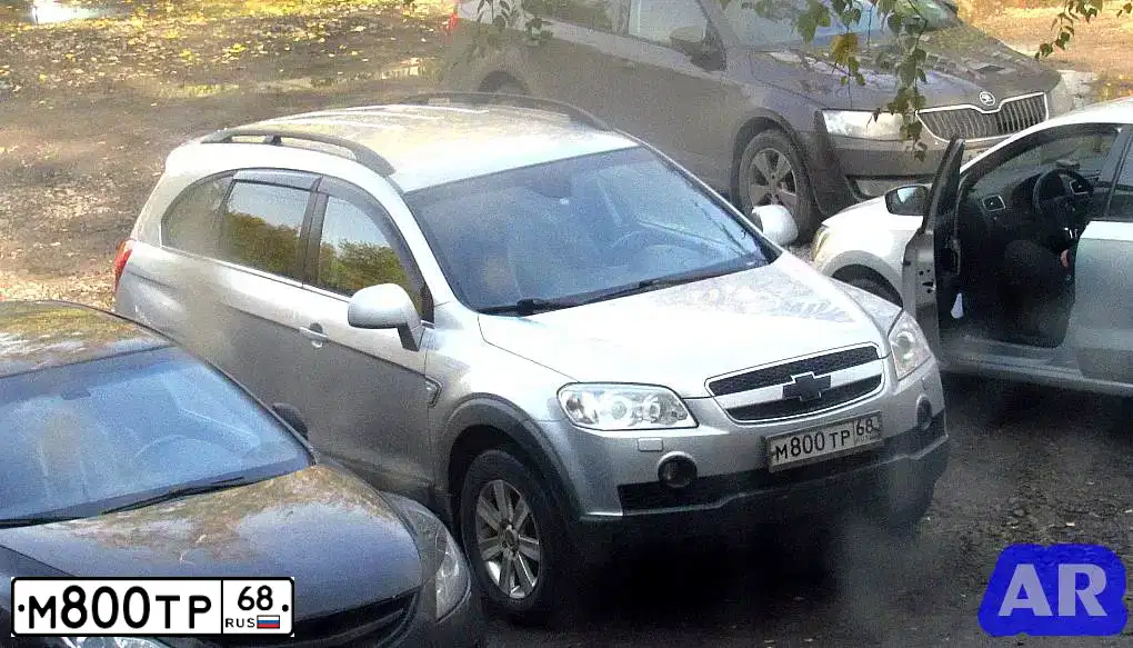 Фото автомобиля CHEVROLET CAPTIVA, 2007 — госномер О360ВУ68. Цвет: Серебристый