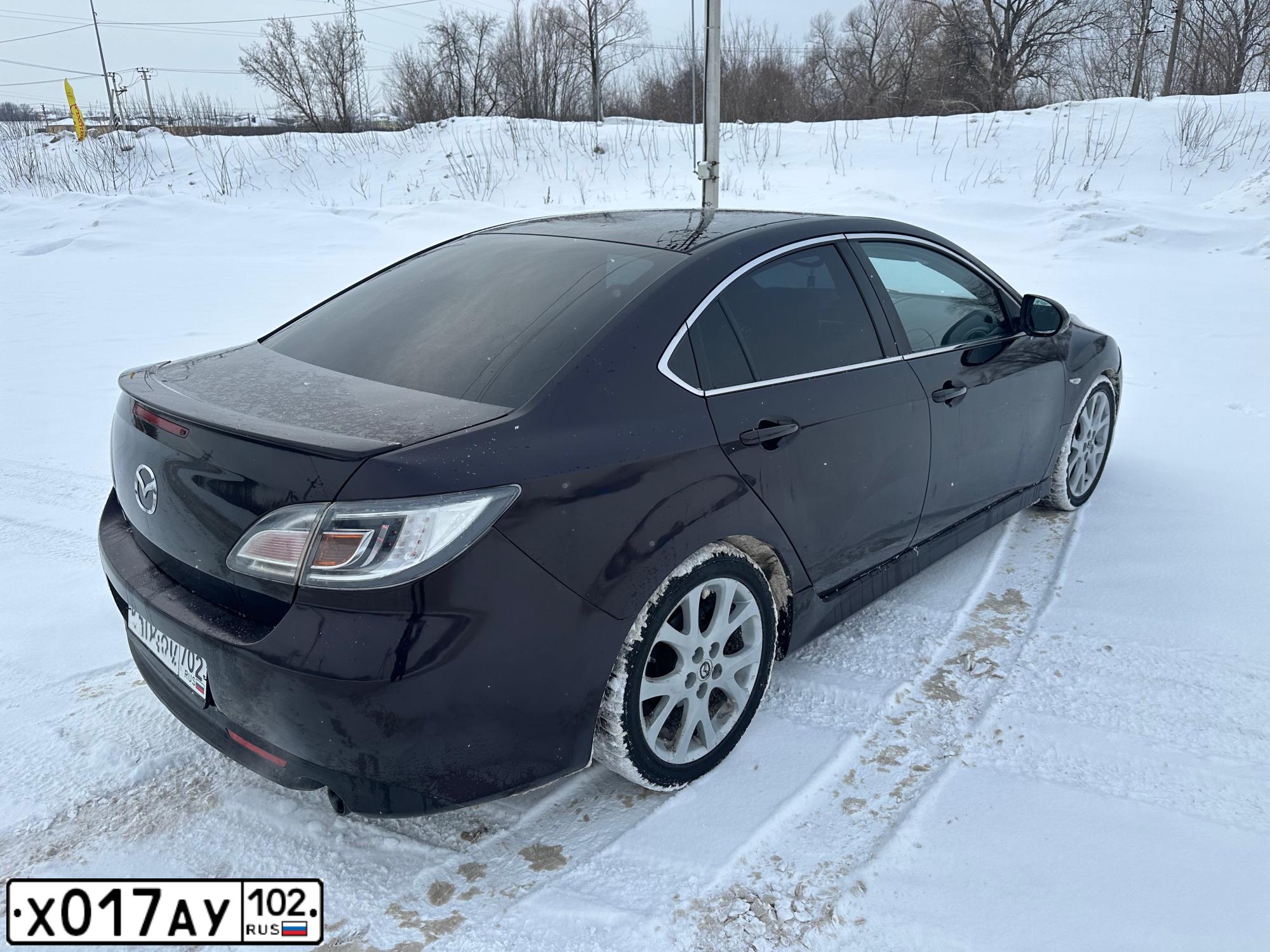 Фото автомобиля MAZDA 6, 2008 — госномер К504ОУ702. Цвет: Красный