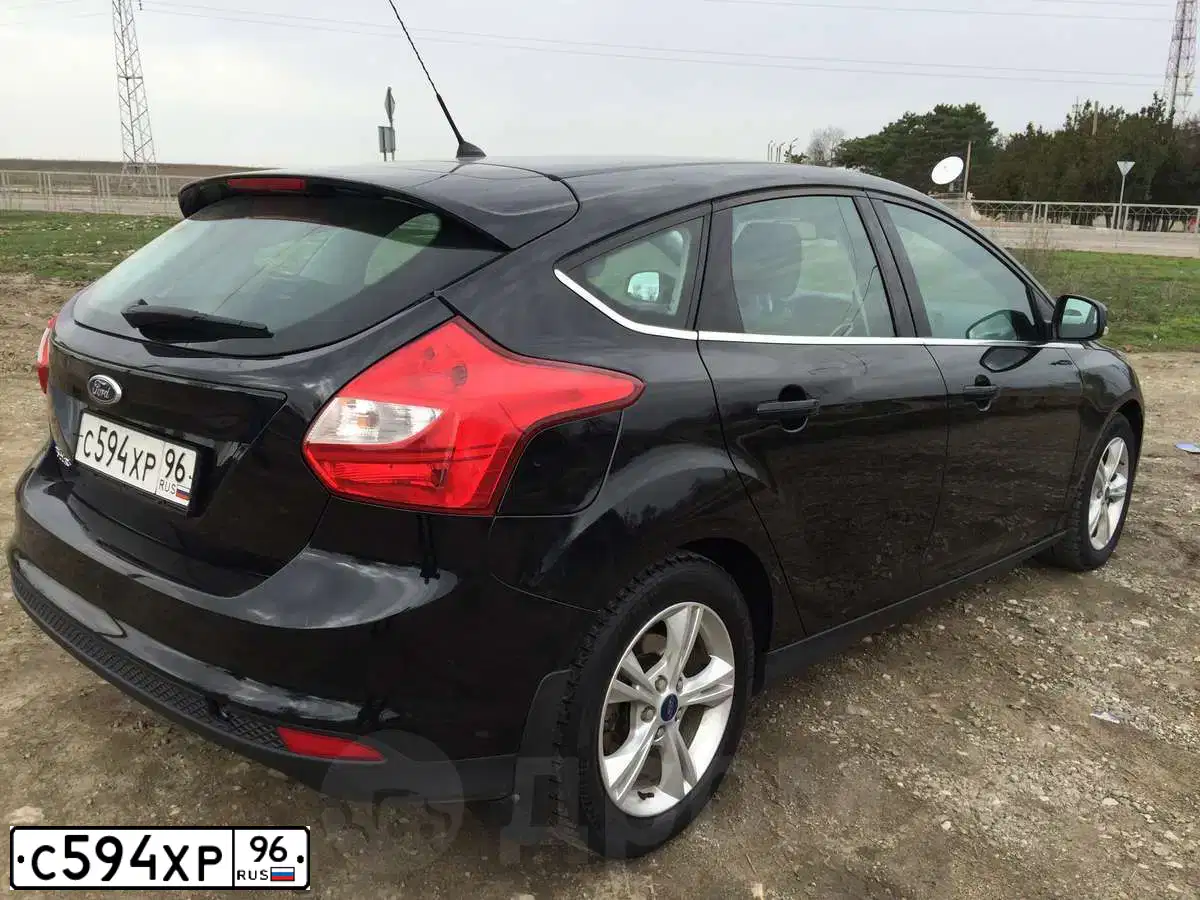 Фото автомобиля FORD FOCUS, 2011 — госномер К868КЕ82. Цвет: ЧЕРНЫЙ