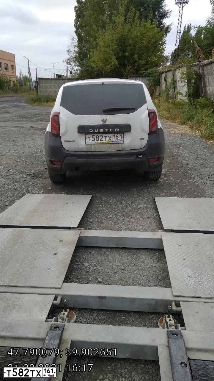 Фото автомобиля RENAULT DUSTER, 2018 — госномер Т582ТХ161