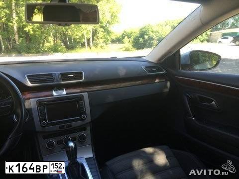 Фото автомобиля VOLKSWAGEN CC, 2012 — госномер К164ВР152. Цвет: Серебристый