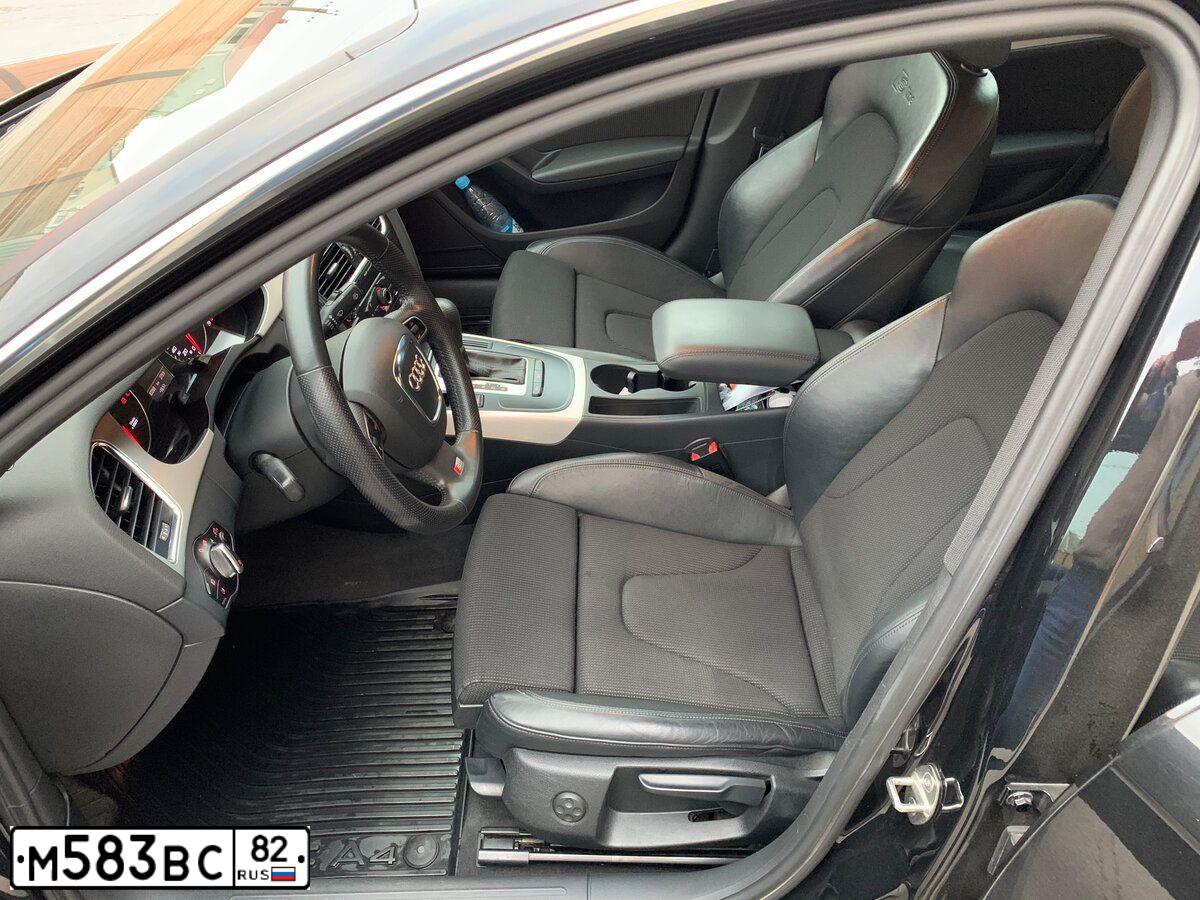 Фото автомобиля AUDI A4, 2010 — госномер Н647МХ82. Цвет: ЧЕРНЫЙ