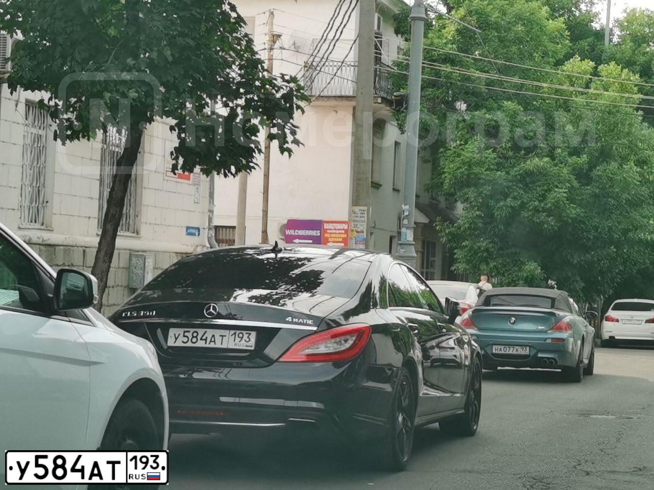 Фото автомобиля МЕРСЕДЕС-БЕНЦ CLS 350 CDI 4 MATIC, 2014 — госномер Н125НЕ193. Цвет: ЧЕРНЫЙ