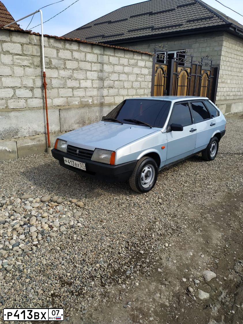 Фото автомобиля LADA 2109, 1987 — госномер Р707КВ07. Цвет: СЕРЕБРИСТО-ГОЛУБОЙ