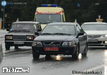 Фото автомобиля HONDA ACCORD, 2008 — госномер В787РМ199. Цвет: ЧЕРНЫЙ