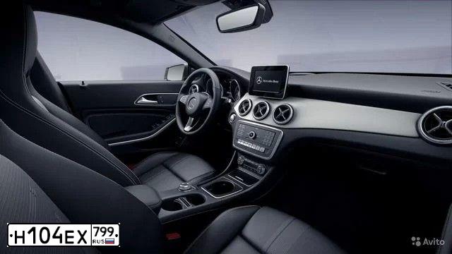 Фото автомобиля MERCEDES CLA-KLASSE, 2017 — госномер Н104ЕХ799. Цвет: СИНИЙ