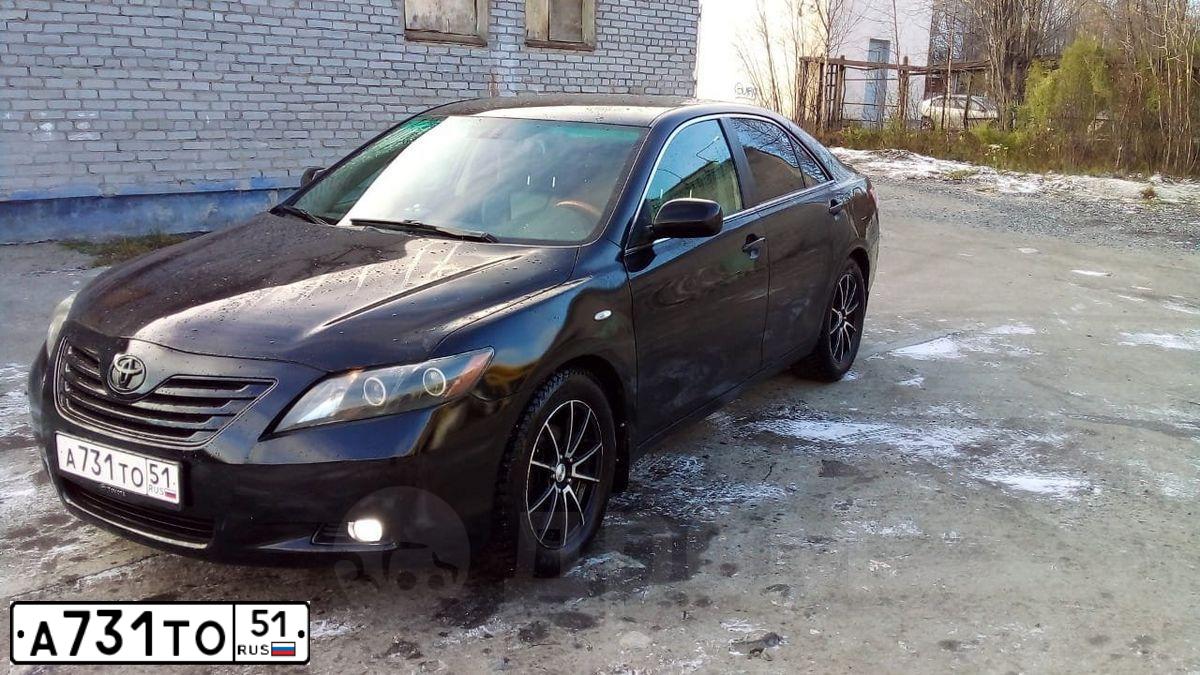 Фото автомобиля TOYOTA CAMRY, 2008 — госномер К592ВН180. Цвет: ЧЕРНЫЙ
